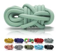 Ganzoo Cabo PPM Trenzado 5 m para proyectos DIY, Cuerda Redonda Estable para Nudos y Trenzado, para fabricar Correa y Collar de Perro y Accesorios, Polipropileno multifilamento, 8 mm, Color Mint