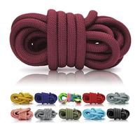 Ganzoo Cuerda de Polipropileno multifilamento PPM, 5 m en una Pieza, 8 mm Trenzada, Color Weinrot, para DIY: Correas de Perro, Collares, llaveros, Pulseras, anudar, trenzar y rematar Extremos