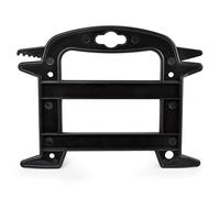 Ganzoo enrollador de Cuerda Paracord Grande Negro, Dispositivo de bobinado para enrollar Cordones, Hilos y Cuerdas, pensado para Almacenamiento ordenado y desenrollado controlado sin enredos