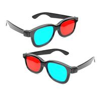 Ganzoo Gafas 3D anaglíficas para TV o PC (rojo/azul) en el set de gafas 3D para televisión, lentes 3D con tecnología anaglifo - Marca