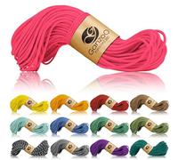 Ganzoo Paracord 350 Cuerda 2,5 mm Tipo 1, 30 m Magenta, Nylon/poliéster con núcleo de Nailon, para Pulseras, llaveros, Nudos y Trenzados, Collar y Correa de Perro, Camping, Supervivencia, Exterior