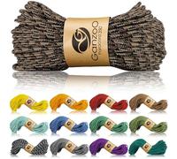 Ganzoo Paracord 350 tipo 1 2,5 mm camoflage 1, cuerda 30 m para exterior, funda nylon/poliéster y alma de nylon, carga rotura aprox 150 kg, para camping, supervivencia, pulseras, collar y correa perro