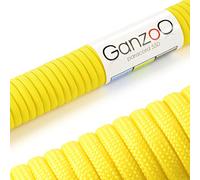 Ganzoo Paracord 550 Tipo 3 Cuerda 4 mm 15 m con Funda Poliester/Nylon y nucleo 7 Hilos, Resistente al desgarro, para Pulsera, Llavero, Collar y Correa de Perro, Camping, Supervivencia y Exterior,