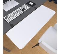 GAOAZHEN Escritorio de computadora Plegable de Madera Maciza con extensión ergonómica y Soporte para ratón, Bandeja con reposabrazos Ajustable para casa y Oficina, 4 Colores Disponibles (Blanco, 76 x