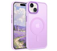 GaoBao - Carcasa para iPhone 15 Plus 6.7" 6.7" Compatible con MagSafe, Hybrid Magnético Case Case Funda Translúcida Mate Trasera Protección Cámara Funda Fina a Golpes Espalda Anti Arañazos
