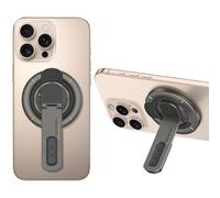 GaoBao Soporte magnético para teléfono con Anillo Giratorio de 360°, Soporte con Presilla para el Dedo, magnético de Dos Caras, Compatible con Accesorios MagSafe para iPhone 16/15/14/13/12 (Negro)