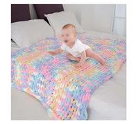 GAOBINGB Manta de Punto Grueso - Manta de Punto de Chenilla Suave - Manta de Ganchillo Lavable a máquina - Manta de Punto Trenzado Hecha a Mano para sofá y Cama (130 x 170 cm)