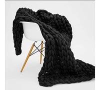 GAOBINGB Mantas de Punto Grueso para Cama de 120 x 150 cm, Mantas de Punto para sofá, Manta de Punto Grueso de Chenilla Hecha a Mano, acogedora Manta de Ganchillo para Regalo (B 80 x 100 cm B)