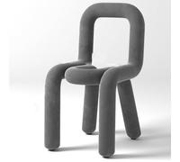 GAOBINGB Sillas modernas y creativas sin brazos, silla de terciopelo para sala de estar, sillas laterales de franela, silla de comedor colorida, silla de lectura para dormitorio, oficina, comedor