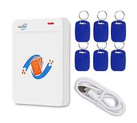 Gaocinys Lector RFID, Grabador ID/IC duplicador, copiadora, decodificador de Tarjetas cifradas, 125 KHz / 13.56 MHz, Compatible con NFC teléfono/Pulsera