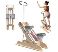 GAOCUNBING Máquina de ejercicio de escalera para el hogar, carga de 660 libras, máquina de cardio silenciosa para el hogar, escalador de escaleras con bandas de resistencia, mango ajustable, pasos de