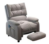 GAOCUNBING Sillones reclinables para Adultos, sillón mecedor Ancho, sillón reclinable Individual para Sala de Estar, sillón de computadora con Respaldo Ajustable para Dormitorio, Sala de Estar Grey