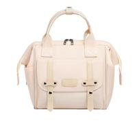 GAOFESA Bolsa de pañales para llevar a toda la madre con bolsas para botellas, diseños de moda, bolsa de pañales para mamá, cambiador portátil, soporte aislado para botellas, albaricoque
