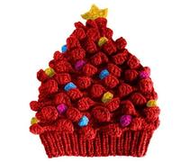 GAOFESA Gorro de ganchillo de punto de Navidad, multifunción, suministros para el hogar, para niños y adultos, accesorio de invierno para mantener el calor, sombrero de vacaciones