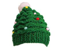 GAOFESA Gorro de ganchillo de punto de Navidad, multifunción, suministros para el hogar, para niños y adultos, accesorio de invierno para mantener el calor, sombrero de vacaciones