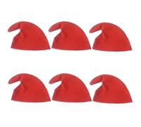 GAOFESA Paquete de 6 sombreros de elfos coloridos para Navidad, cómodos, festivales, vacaciones, accesorios unisex para disfraz de fiesta
