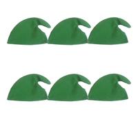 GAOFESA Paquete de 6 sombreros de elfos coloridos para Navidad, cómodos, festivales, vacaciones, accesorios unisex para disfraz de fiesta