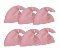 GAOFESA Paquete de 6 sombreros de elfos coloridos para Navidad, cómodos, festivales, vacaciones, accesorios unisex para disfraz de fiesta
