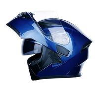 GAOFZHAO Casco Integral abatible for Motocicleta ABS con Doble Visera, Certificado ECE/Dot, Unisex, Adecuado for desplazamientos Diarios, Scooters, ciclomotores y vehículos Todoterreno.(A11,XXL)