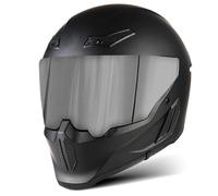 GAOFZHAO Casco Integral de Moto, Casco de Carreras, homologado Dot/ECE, con Visera Solar, Anti-UV, Modular, for Adultos (Hombres y Mujeres), for Motocross.(A03,XL-61-62CM)