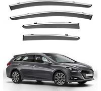 GAOGaoxin Deflectores de Viento para Hyundai I40 Wagon I40 Estate MK1 2011-2019, Duraderos y Robustos, Deflector de Lluvia, Reducción de Ruido y Turbulencias del Aire