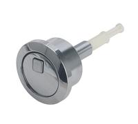 GAOHOU 1 perilla de descarga individual para inodoro, botón de descarga de repuesto, botón de drenaje de inodoro, conjunto de botón redondo para Ge-Berit Typ280
