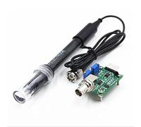 GAOHOU 1 Set Módulo de sensor de detección de valor de PH0-14 líquido y sonda de electrodo de pH BNC para Arduino