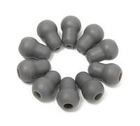 GAOHOU 10 x silicona suave auricular para auriculares in-ear auriculares para Littmann Estetoscopio Negro Gris, gris, 10