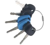 GAOHOU 6Pcs Universal Tractor Excavadora Cargadora Llave de encendido 14601 14603 14607 Compatible con JCB BOBCAT BOMAG New Holland Ford