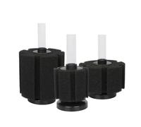 GAOHOU Filtro de esponja nano bio para acuario, bomba oxigenadora, filtro de tanque de peces con tubo, bomba de aire para peceras pequeñas de hasta 40 litros (3 unidades)