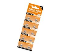 GAOINTELL 10 Pilas de botón AG0 SR63 GP379 V379 para Reloj | 10 Uds 1, 55 V botón pila de moneda pilas para reloj, SR63 GP379 V379 379X D379 379L 379LD, moneda alcalina