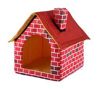 GAOINTELL Acogedora Casa para Perros con Tapete Extraíble Tienda Plegable Pequeños Y Grandes 16 X 15 X 17 Pulgadas Uso En Interiores Y Exteriores Suministros Mascotas Champú