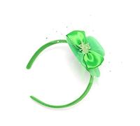 GAOINTELL Diadema de celebración del Día de Patricio, diadema de tul de trébol irlandés, accesorios de decoración de disfraces de cosplay para mujeres, disfraces de cosplay para niños y niñas