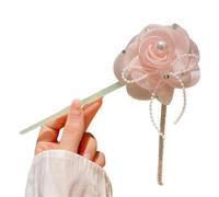 GAOINTELL Horquilla para el pelo con borlas para mujer, diseño de flor de perla, peines y palos antideslizantes, tocado elegante