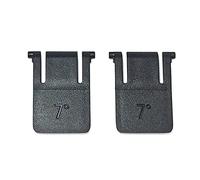 GAOINTELL Pies inclinables para Teclado con Clips de Puntas para MK345 | Forma con clip de puntas, soporte trasero específico para modelo, par de pies de teclado negros con 2 piezas