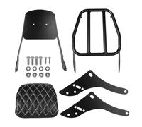 GAOINTELL Portaequipajes con Respaldo para Motocicleta, Compatible con Modelos CMX300 500, Juego de Soporte Negro para Necesidades de Transporte de Equipaje Compacto