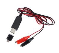 GAOINTELL Solución De Energía Alternativa De Ahorro De Costos Cable De Alimentación con Clip USB Tipo C De 5 V a 6 V Repalce 4 Pilas AA C D De 1 5 V Cable De Carga USB