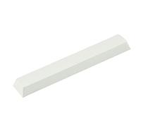 GAOINTELL Teclas PBT blancas con barra espaciadora para teclados mecánicos de juegos, durabilidad, reemplazo de teclas PBT