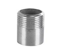 GAOJUDAF Adaptador de conector de tubo circular SS304 con rosca macho de un solo cabezal, 1 pieza(50MM*1/4INCH)