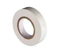GAOJUDAF Cinta de PVC ultraadhesiva de 16 mm de ancho, 9 metros de largo, cinta eléctrica de grado industrial for protección, 1 pieza(White)