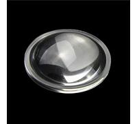 GAOJUDAF Lente plana-convexa de acrílico óptico con borde, foco de enfoque, lupa convexa, 1 pieza(47.8 * 37.2MM)