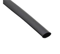 GAOJUDAF Protector de Cable 1 m con una relación contracción del 40%, Funda Silicona termorretráctil for la gestión Cables(Black,4mm)