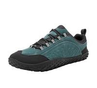 GAOJUNAN Botas de Monte Trekking Zapatos deportivos de cuero con punta ancha for hombres y mujeres que buscan senderismo al aire libre Suela Antideslizante(Grün,45)