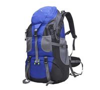 GAOJUNAN ontañismo Mochila de Senderismo Mochila De Senderismo De 50 L, Ligera, Para Deportes Al Aire Libre, Bolsa De Viaje Para Acampar, Escalar Y Andar En Bicicleta Campamento Exterior(Blue1)