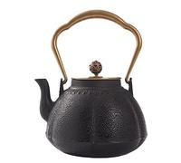 GAOJUNAN Tetera Tradicional,China Teteras 1200ML/1.2L Retro Tetera De Hierro Fundido Japonesa Pintada A Mano Creativa Amante