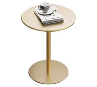 Gaommini Mesa de Bar Redonda, Mesa de café para Bebidas, Mesa de bistró para Exteriores, Mesa de cóctel Negra para el hogar, Oficina, Cocina, Sala de Estar, Mesa Auxiliar Verde(Gold,40x40x72cm)