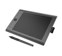 GAOMON M106K Tableta Gráfica Digital con 12 Teclas Express y 16 Teclas Programables para Dibujo Digital, OSU y Enseñanza en Línea, 10 x 6 Pulgadas para Mac Windows Android OS