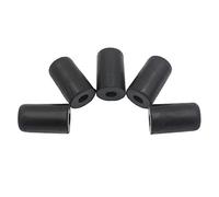 Gaoominy 5pzs Protector de punta de violin violoncelo Funda de pin de cola de violoncelo de caucho Protector tapa de punta Estera antideslizante para violonchelo Piezas de violin de cuerdas