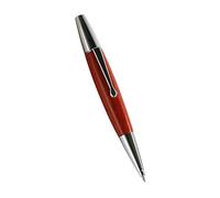 GAOSHA Bolígrafo de madera de color rojo, corto, portátil