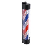 GAOUSD Poste de barbero de 20 W, poste de barbero, rojo, azul y blanco, lámpara de barbería, lámpara de barbería, lámpara LED para peluquería, adecuada para peluquerías, salones